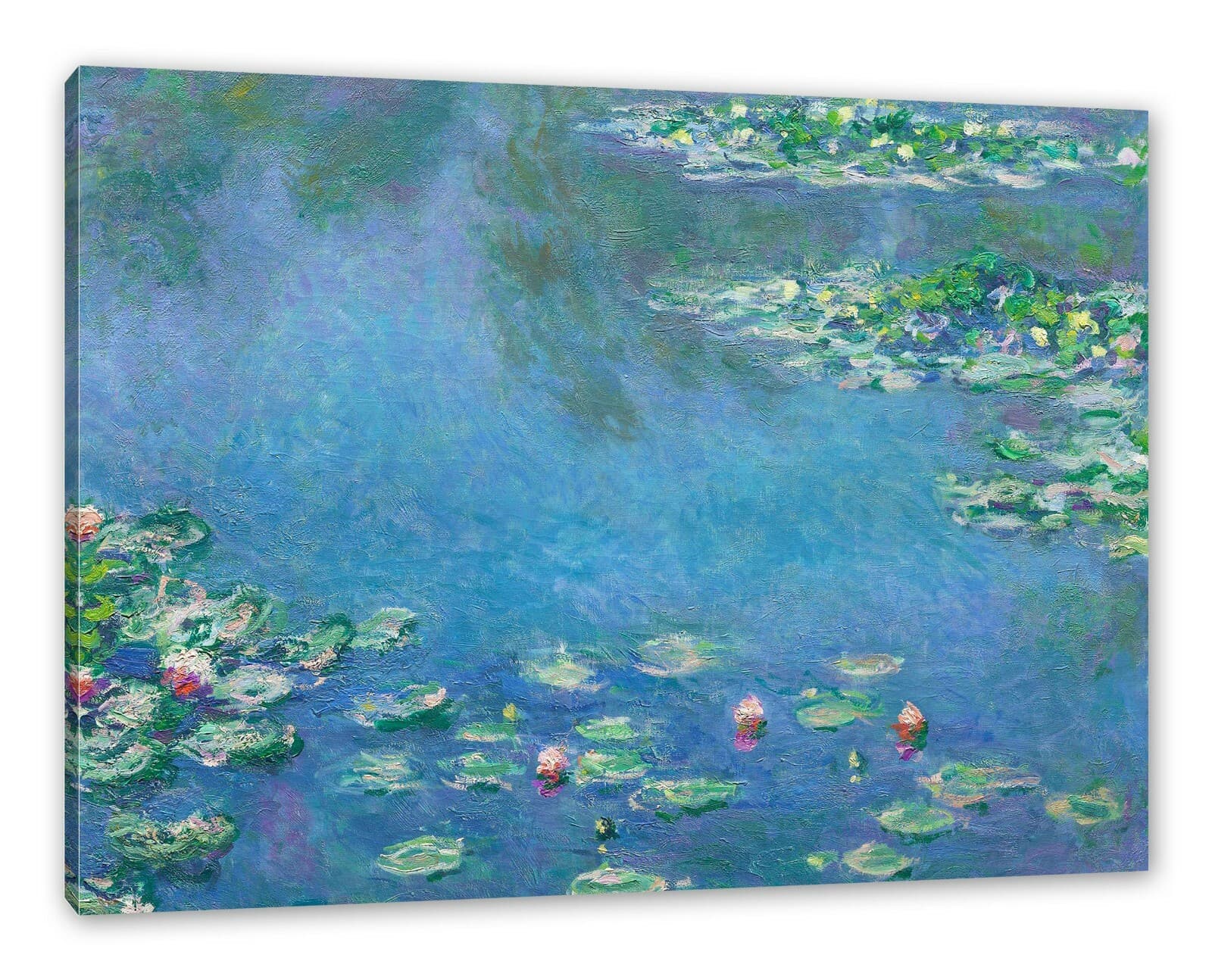 Claude Monet - Seerosen IV, Leinwandbild